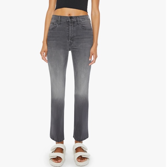 Mother women’s jeans size 26 the hustler ankle fray lighting up lanterns gray - Picture 1 of 11